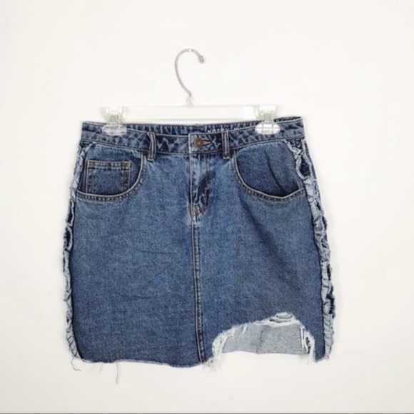 ASOS Dresses & Skirts - Noisy May Distressed Denim Skirt
